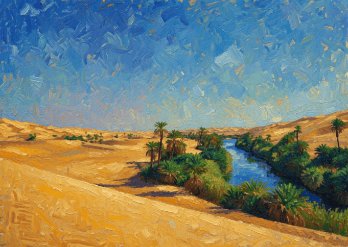 ¿Un oasis en el desierto?