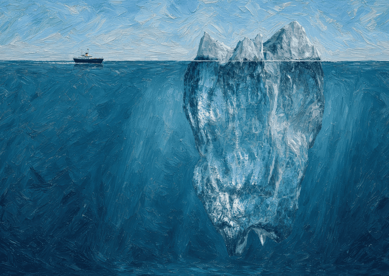 Iceberg a la vista, capitán
